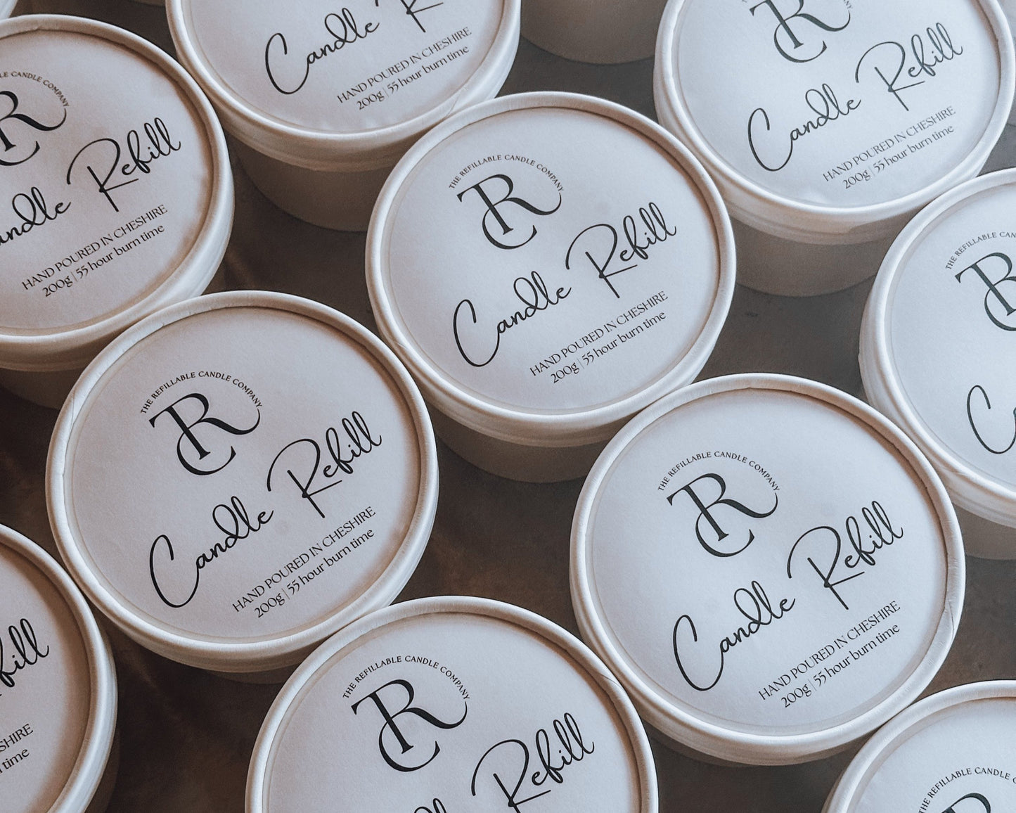 Rhubarb & Rose Candle Refill