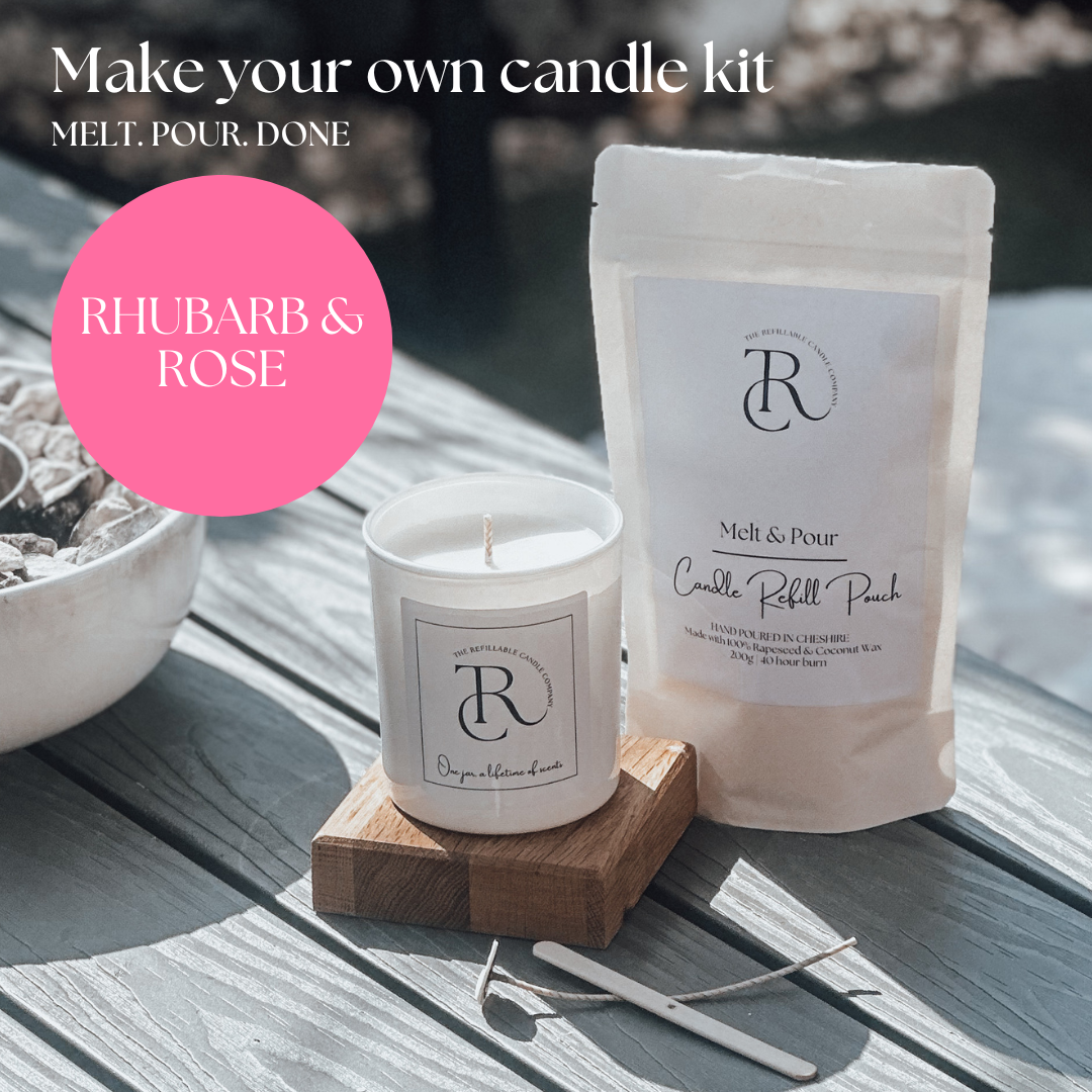 Rhubarb & Rose Melt and Pour Kit